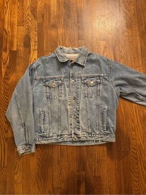 Vintage gap denim jean jacket size XL